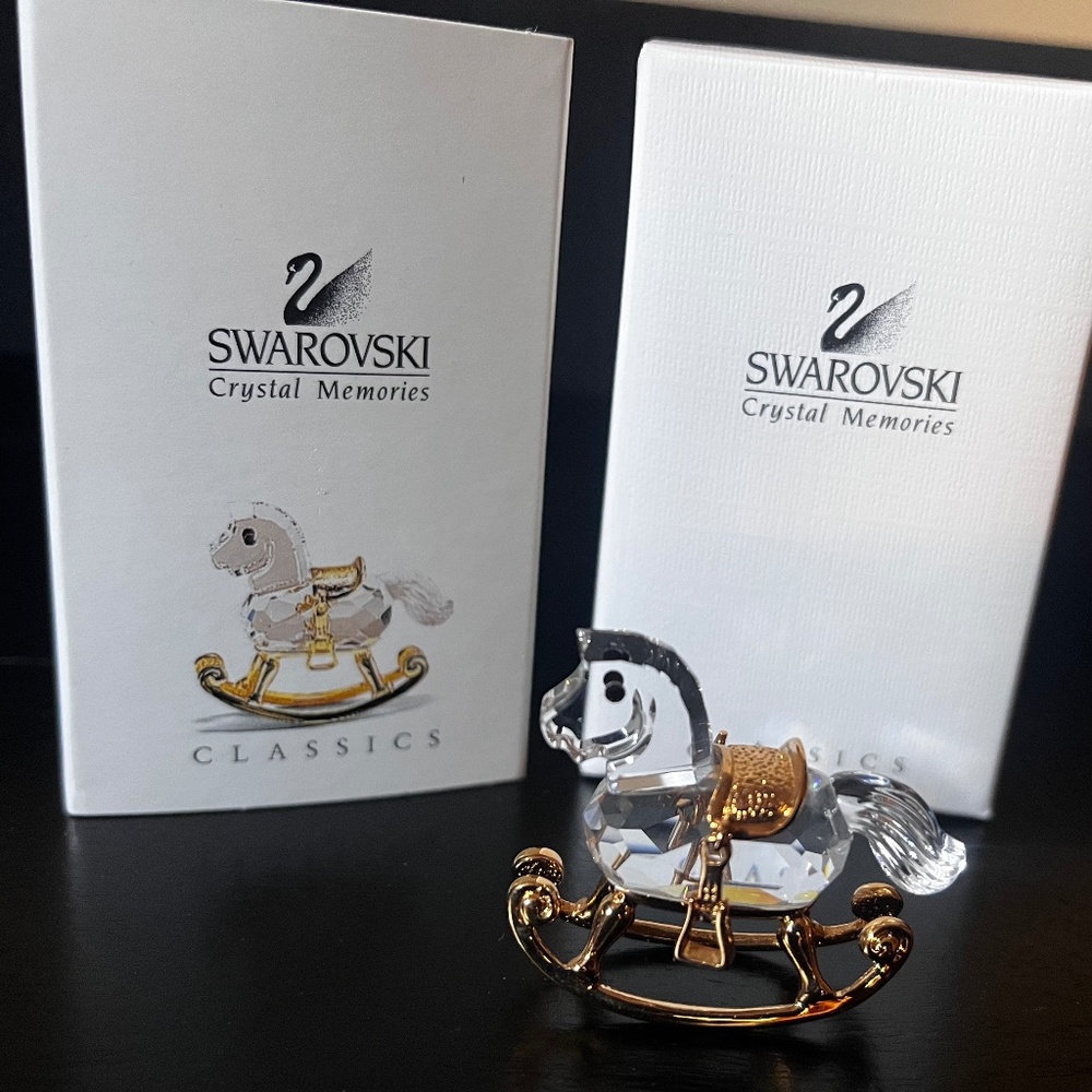 Swarovski Crystal Memories Rocking Horse